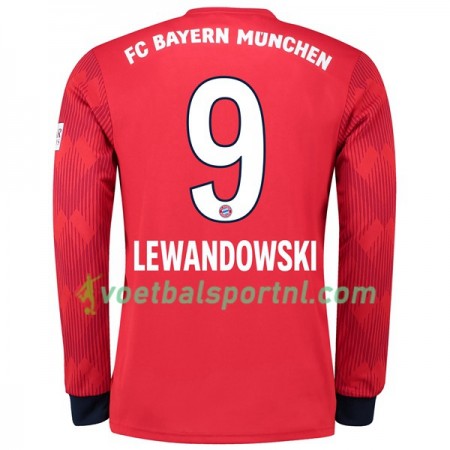 FC Bayern München Lewandowski 9 Thuis Shirt 2018-19 L/S